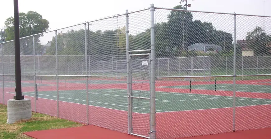 hot dipped chain link fence