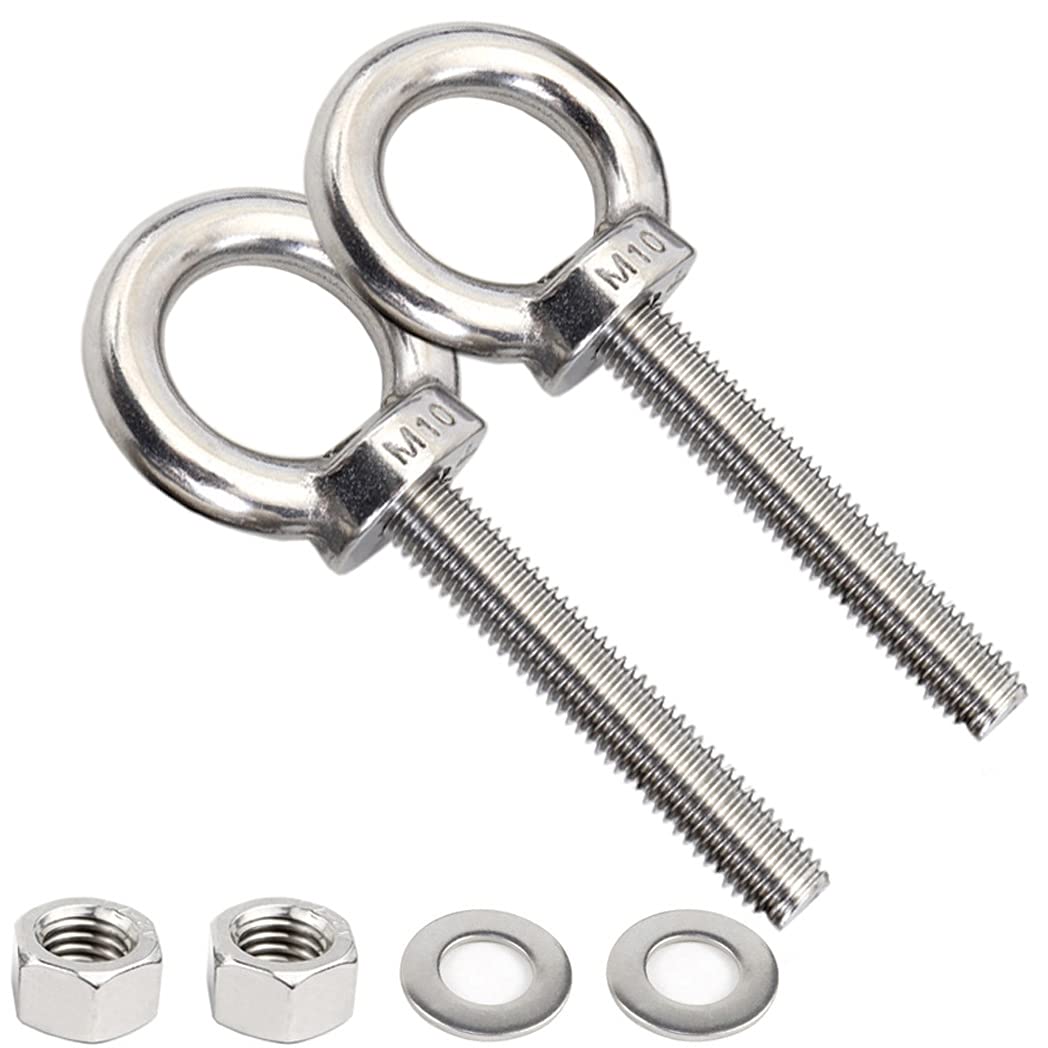 Pair Grade 8 Heavy Duty Hydraulic Cylinder Bolts With Lockwashers - For Lowrider Hydraulics, New